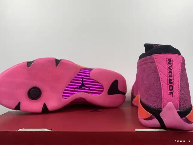 Rep TB (W) Jordan DH4121-600 14 Pink Retro Low Shocking 0528